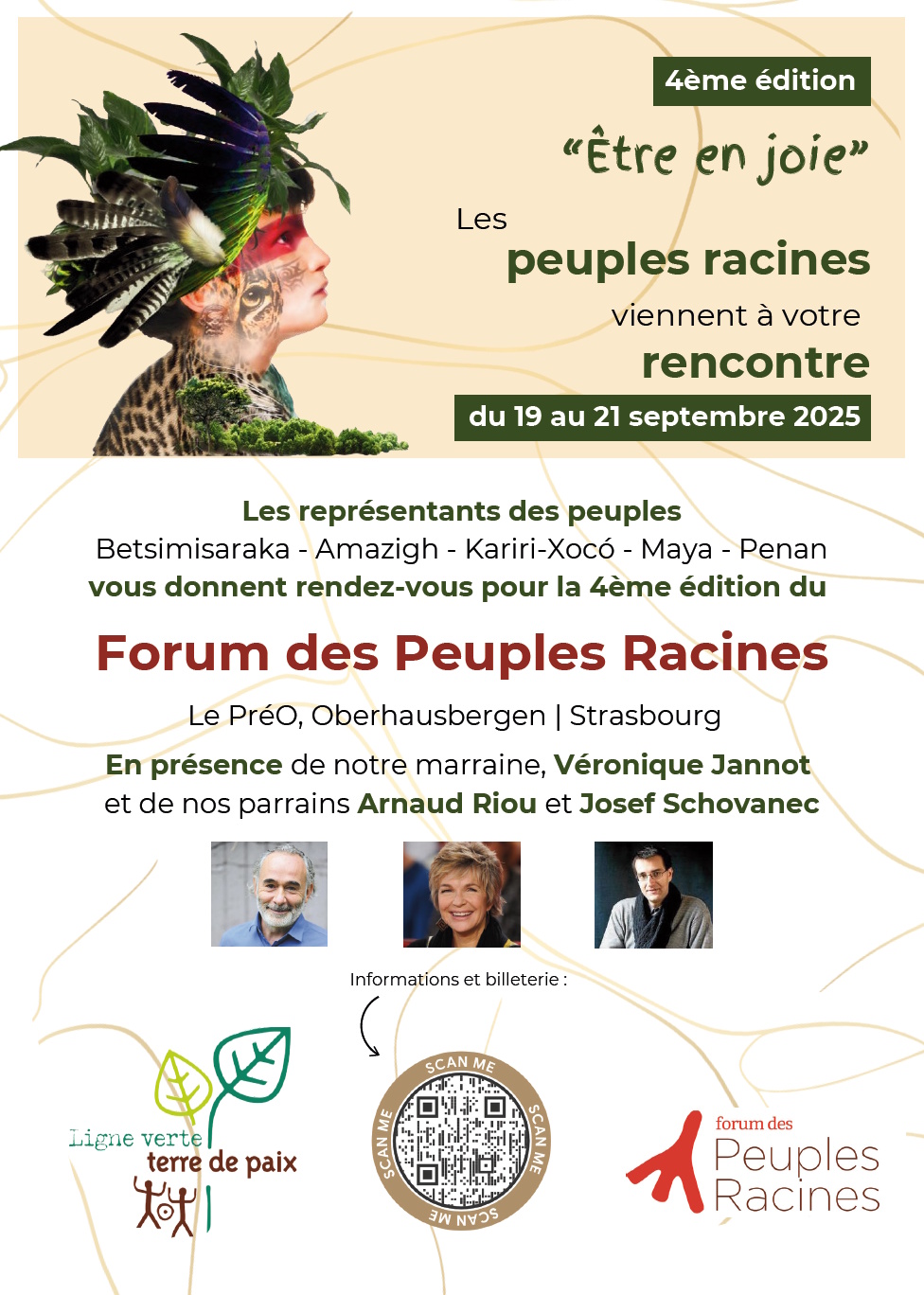 affiche du forum des peuples racines